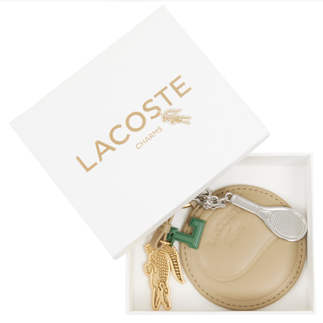 Lacoste Racquet Mirror Charm Keychain