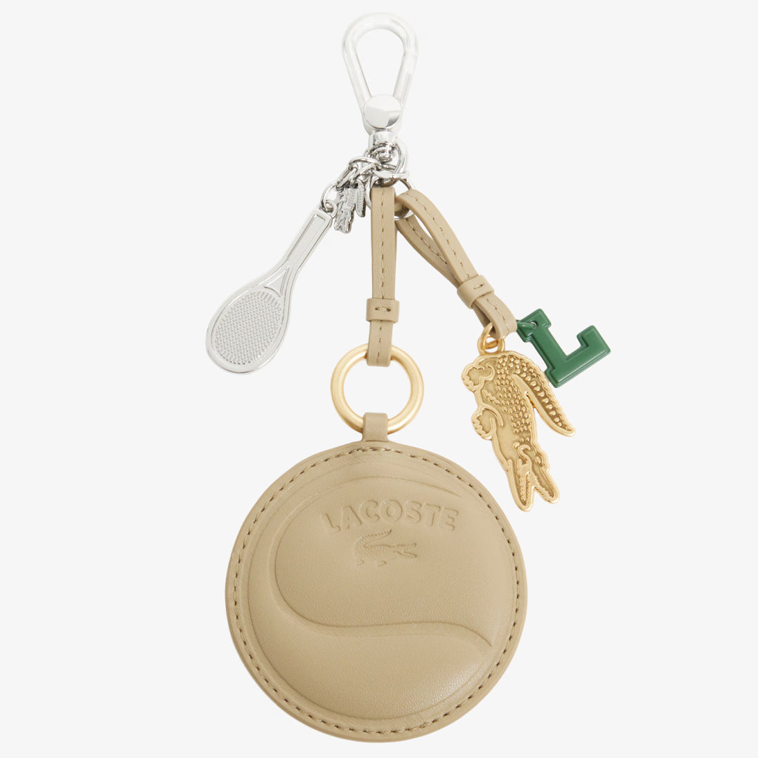 Lacoste Racquet Mirror Charm Keychain