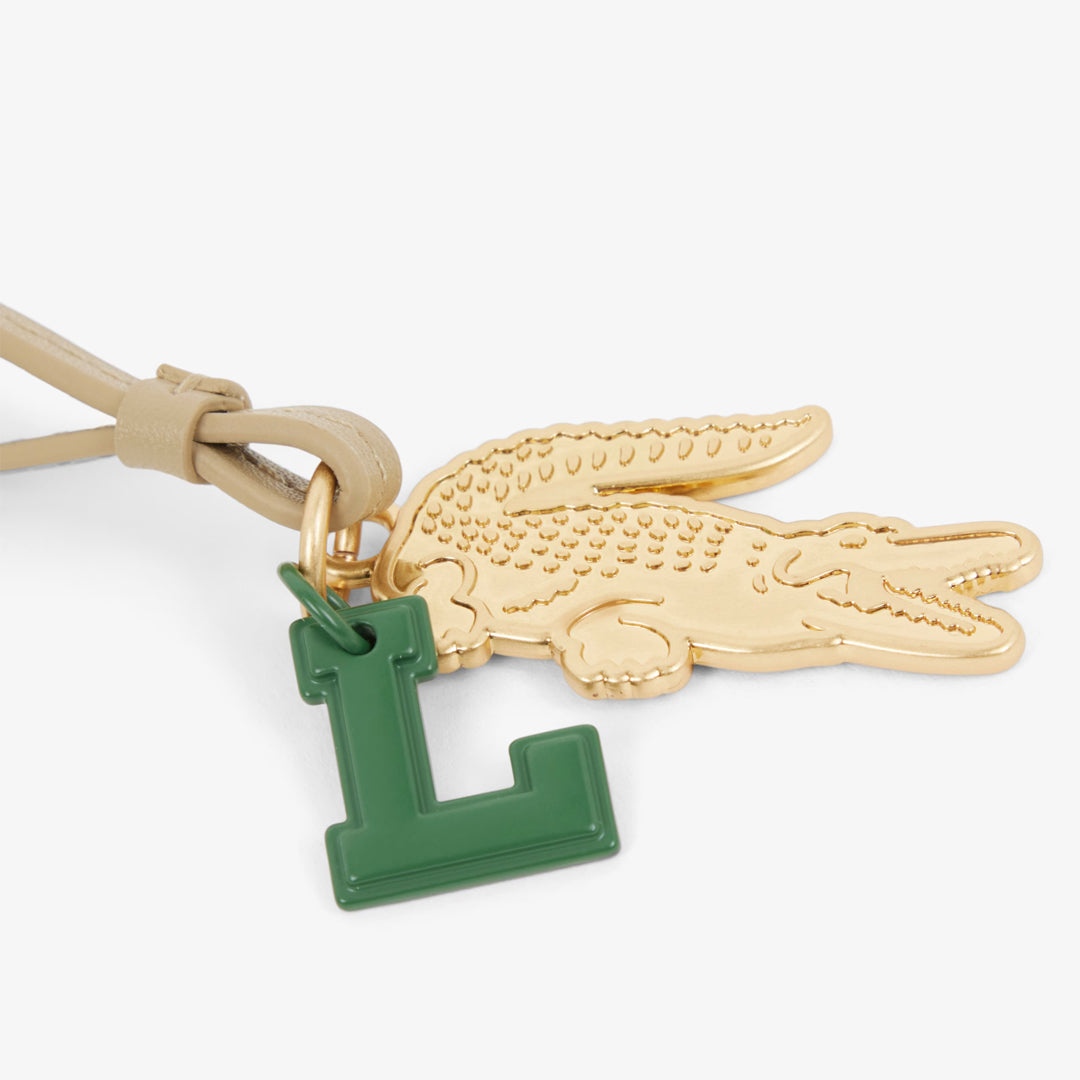 Lacoste Racquet Mirror Charm Keychain
