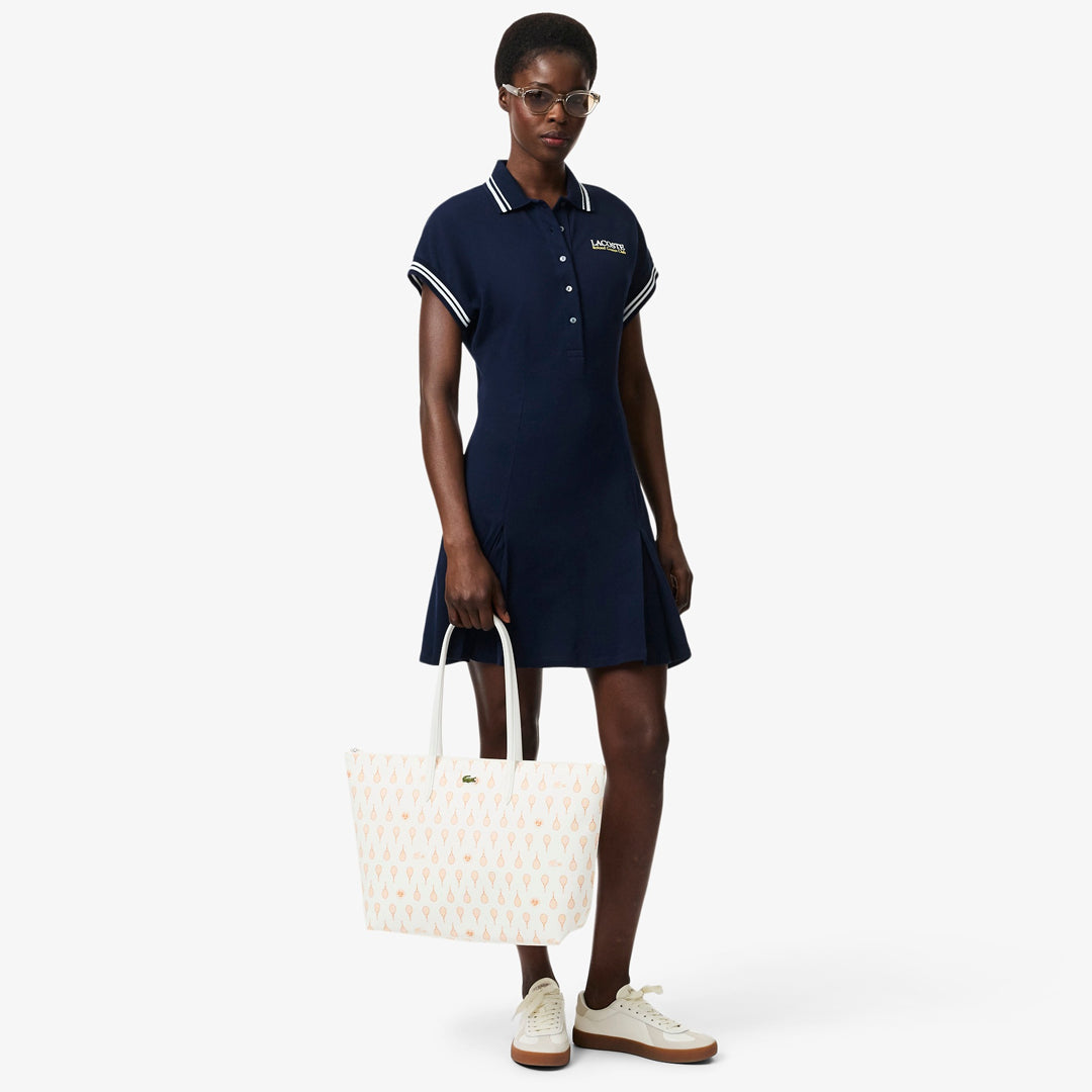 Lacoste Roland Garros Large Tote Bag - Flour Blossom