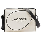 Lacoste Heritage Canvas Shoulder Bag - Natural Noir