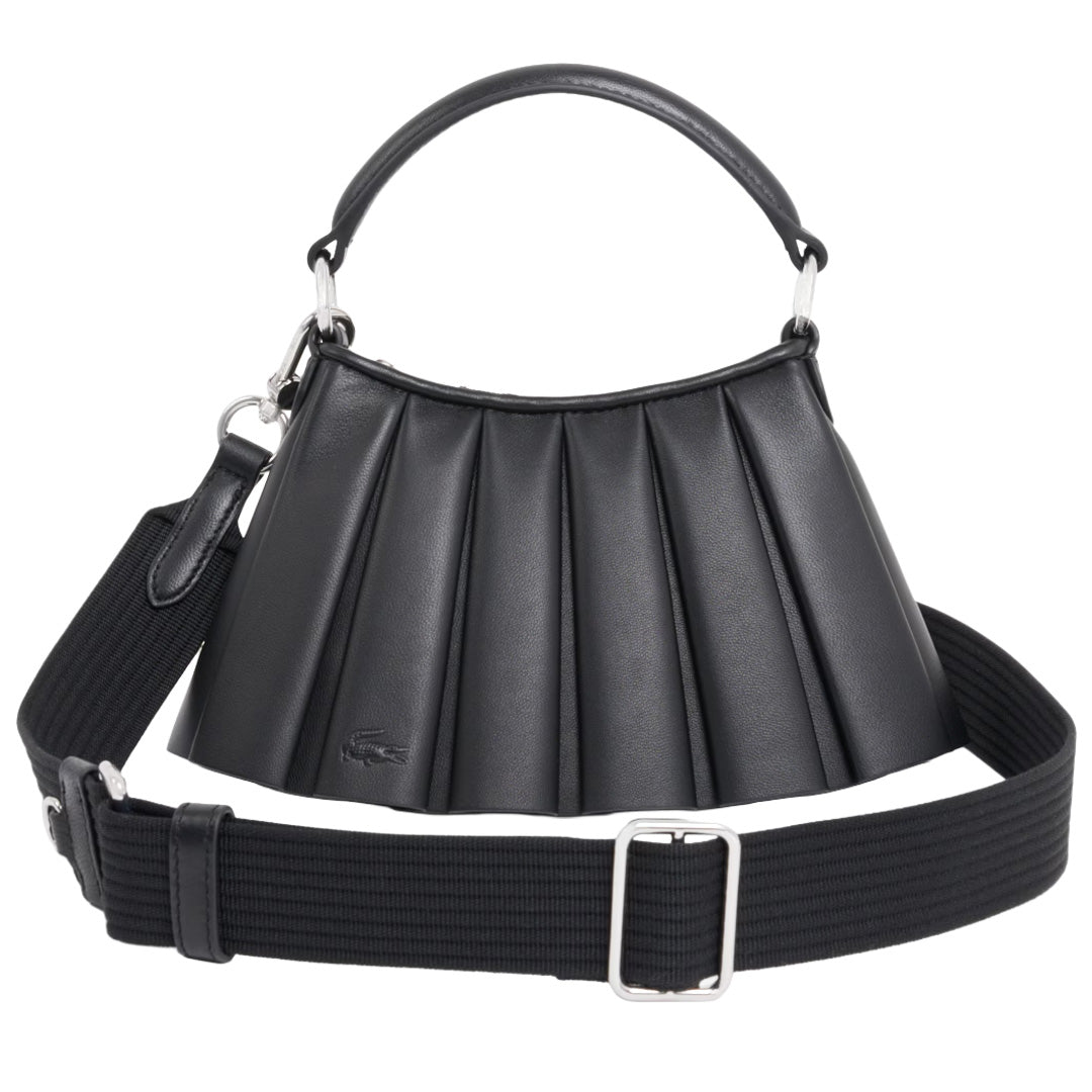Lacoste Lenglen Leather Purse - Extra Small - Noir