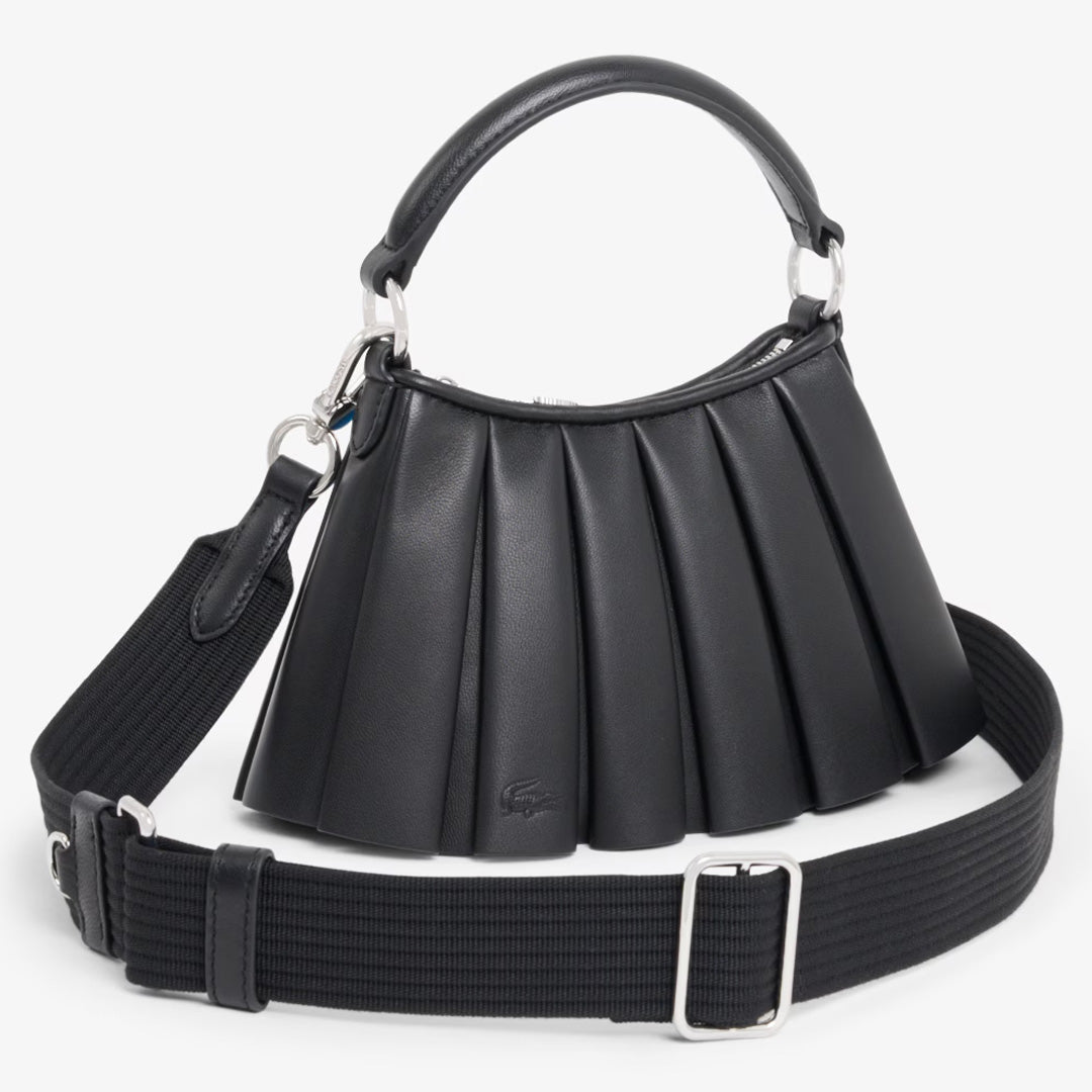 Lacoste Lenglen Leather Purse - Extra Small - Noir