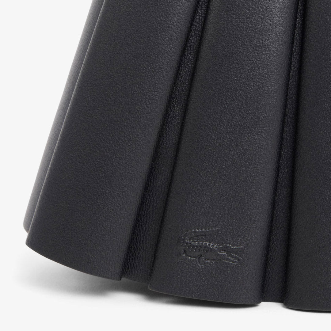 Lacoste Lenglen Leather Purse - Extra Small - Noir