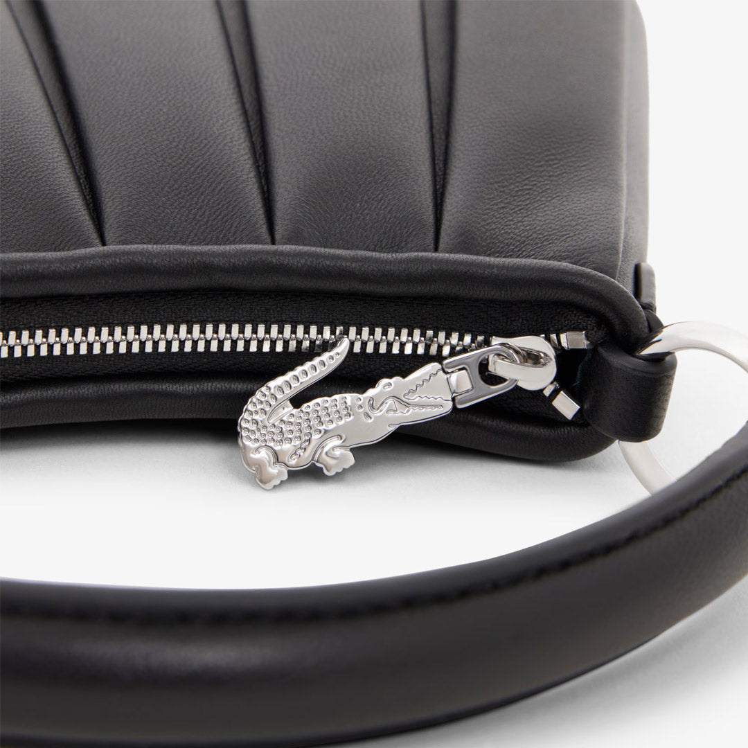 Lacoste Lenglen Leather Purse - Extra Small - Noir