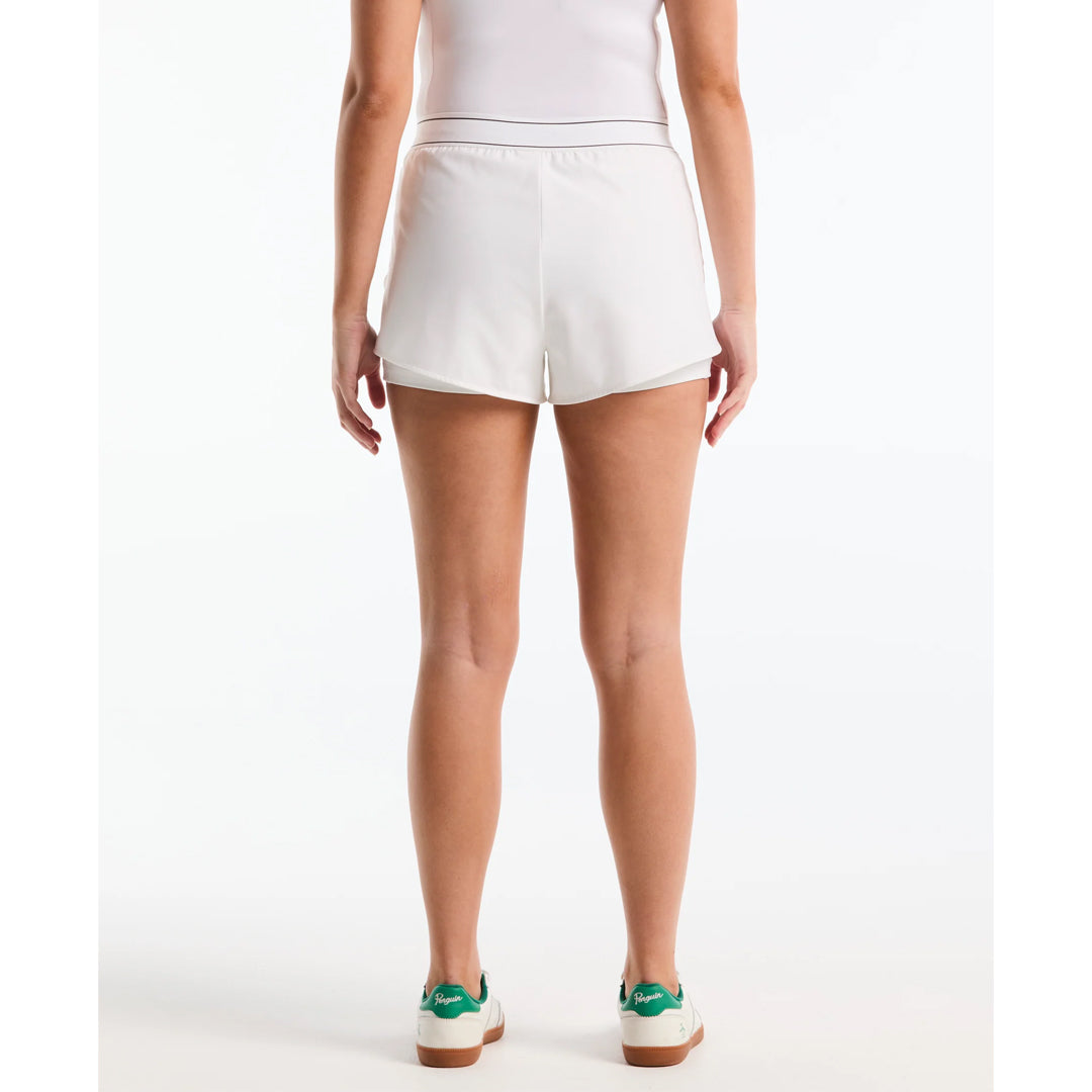 Penguin Women's Liner Tennis 3" Short - Brilliant White