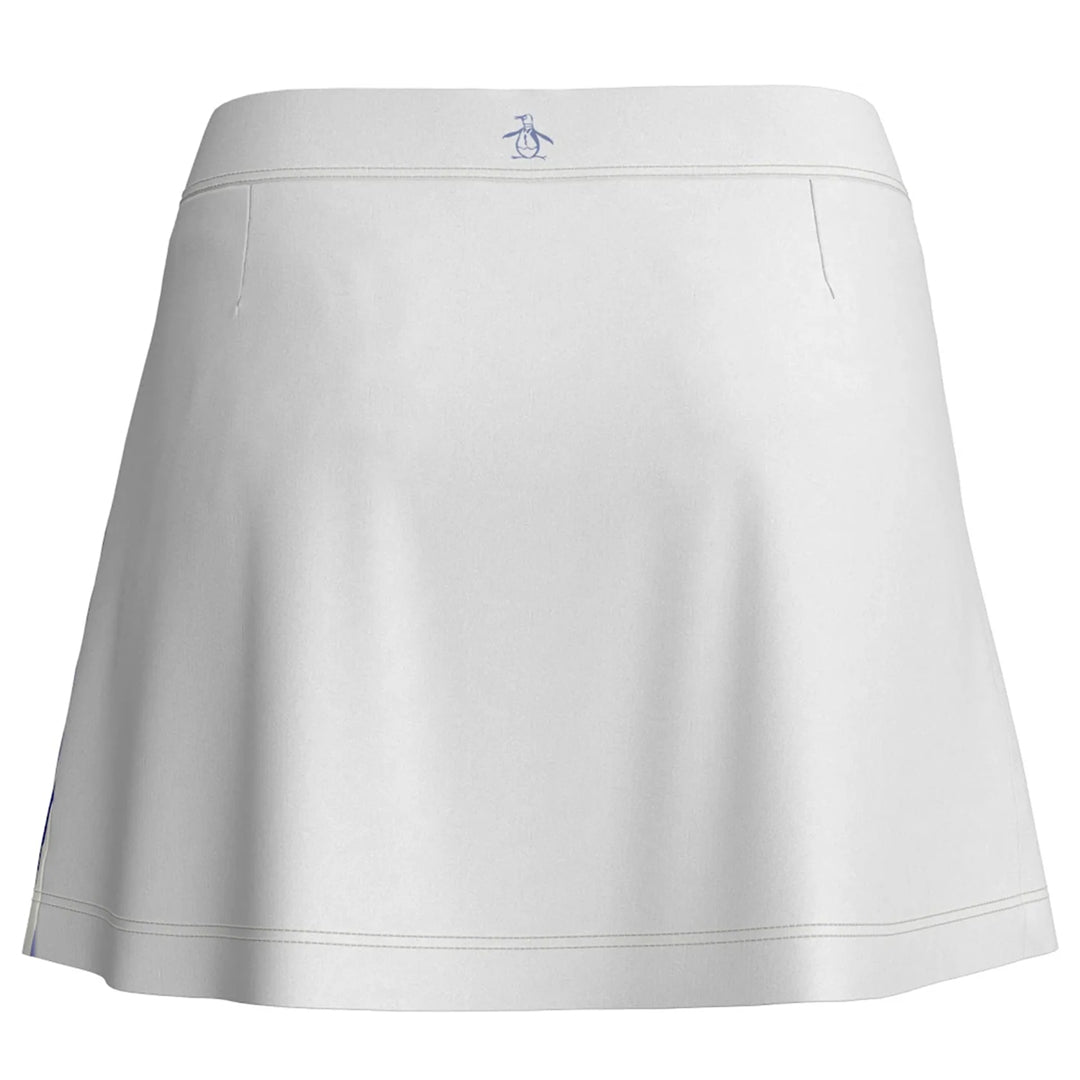 Penguin Women's Asymmetrical Pleated Tennis Skort - Bright White