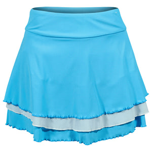 Penguin Women's Lettuce Edge Tennis Skort - Aquarius