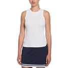 Penguin Women's Essentials Rib Tank - Bright White
