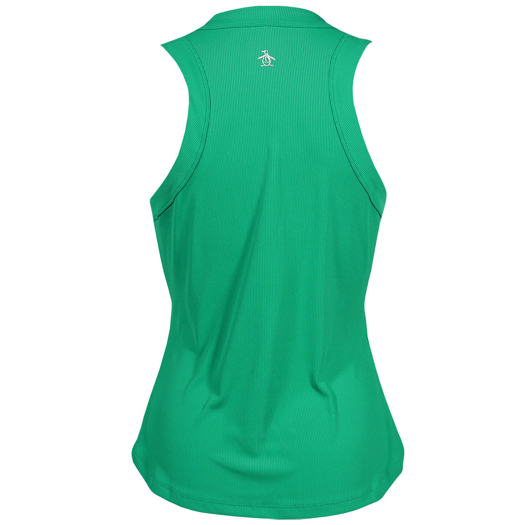 Penguin Women's Essentials Rib Tank - Emerald