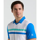 Penguin Men's Heritage Performance Blocked Polo - Bright White
