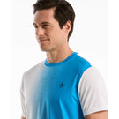 Penguin Men's Vertical Ombre Crew Tee - Malibu Blue