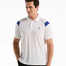 Penguin Men's Raglan Stripe Polo - Bright White