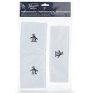 Penguin Wristband and Headband Set - Bright White