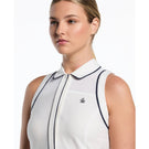 Penguin Women's Veronica Sleeveless Dress - Bright White/Black Iris