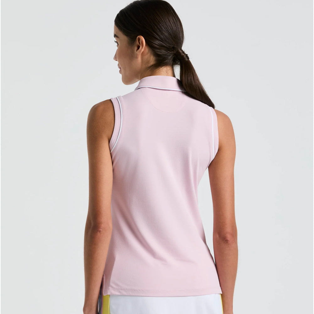 Penguin Women's Veronica Sleeveless Polo - Charm Pink