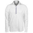 Penguin Men's Technical Earl 1/4 Zip Long Sleeve - Bright White