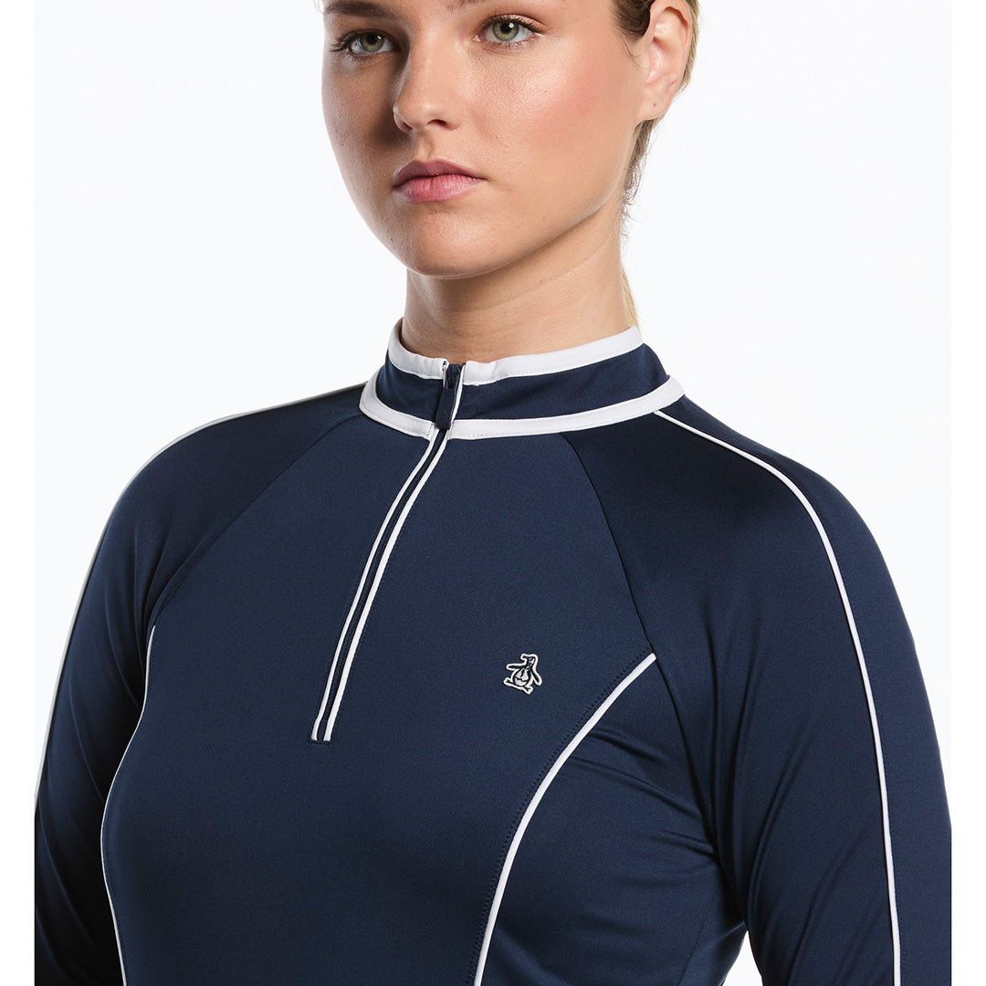 Penguin Women's Sun Protection Longsleeve - Black Iris