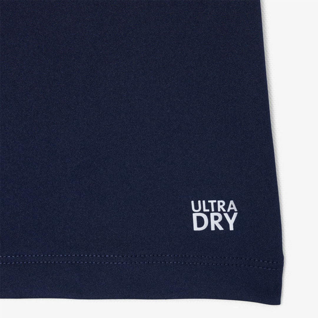 Lacoste Women's UV Stretch Sleeveless Polo - Navy Blue