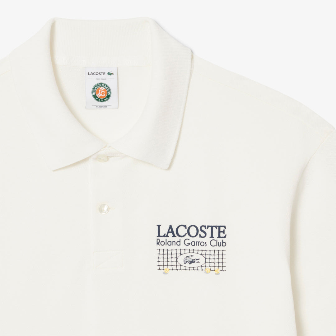 Lacoste Men's Roland Garros Petit Polo - White