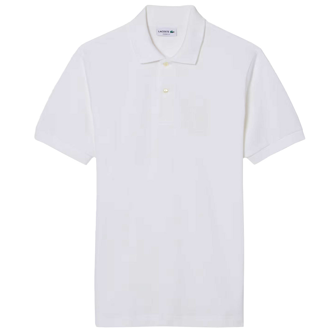 Lacoste Men's Embroidered Petit Pique Polo - White