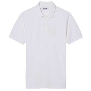Lacoste Men's Embroidered Petit Pique Polo - White