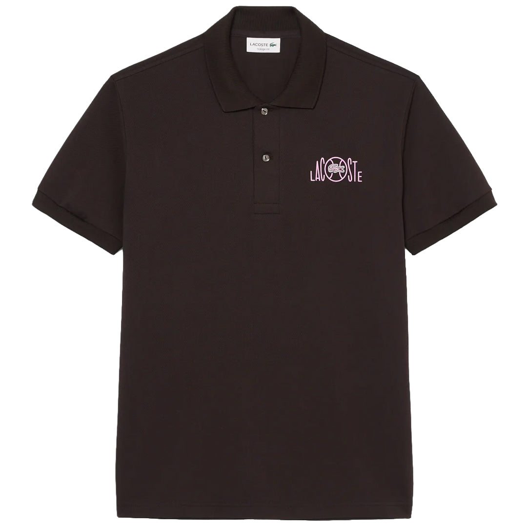 Lacoste Men's Graphic Branding Polo - Buffalo