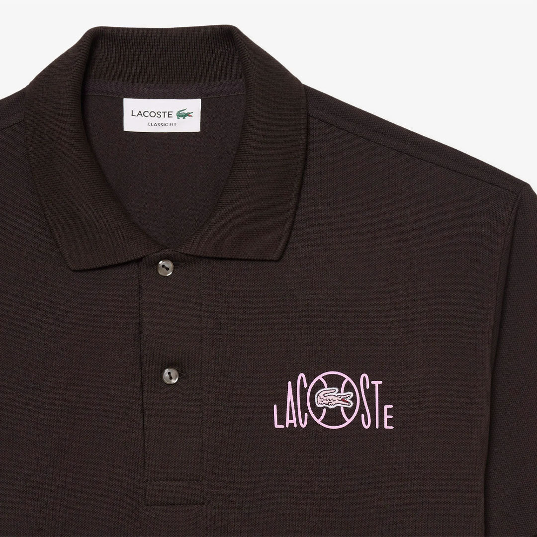 Lacoste Men's Graphic Branding Polo - Buffalo