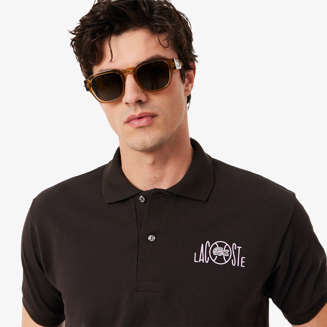 Lacoste Men's Graphic Branding Polo - Buffalo