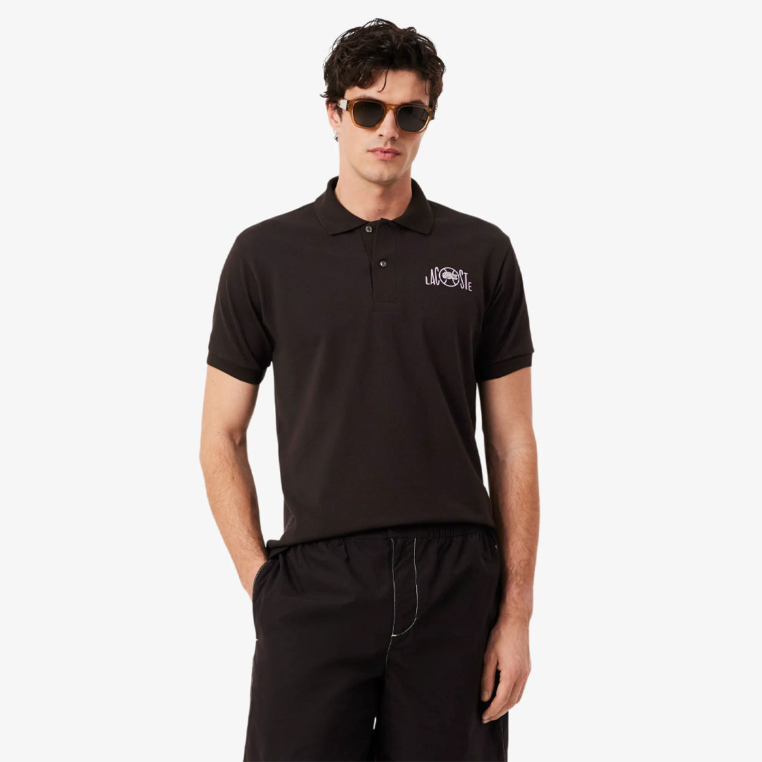 Lacoste Men's Graphic Branding Polo - Buffalo