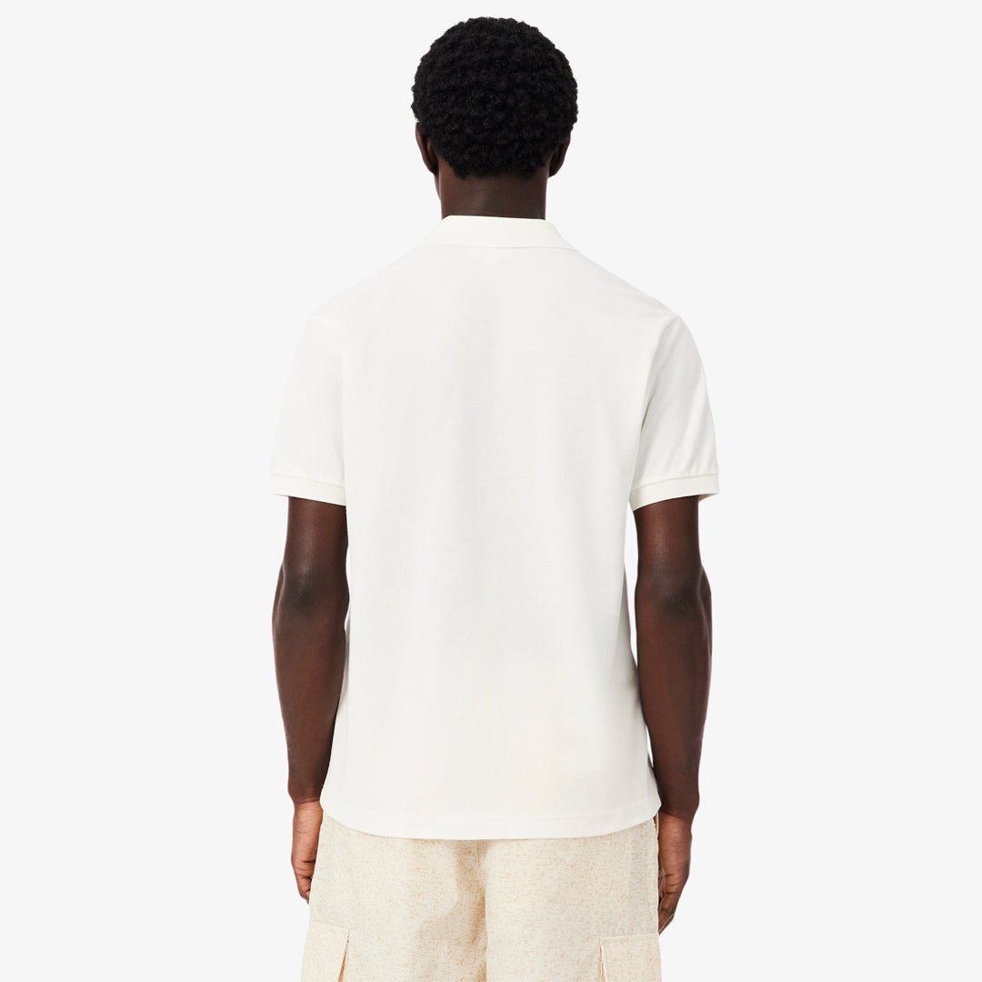 Lacoste Men's Graphic Branding Tennis Polo - White