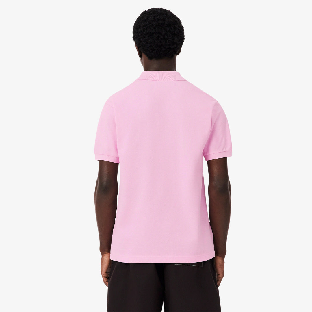 Lacoste Men's Graphic Branding Polo - Pink