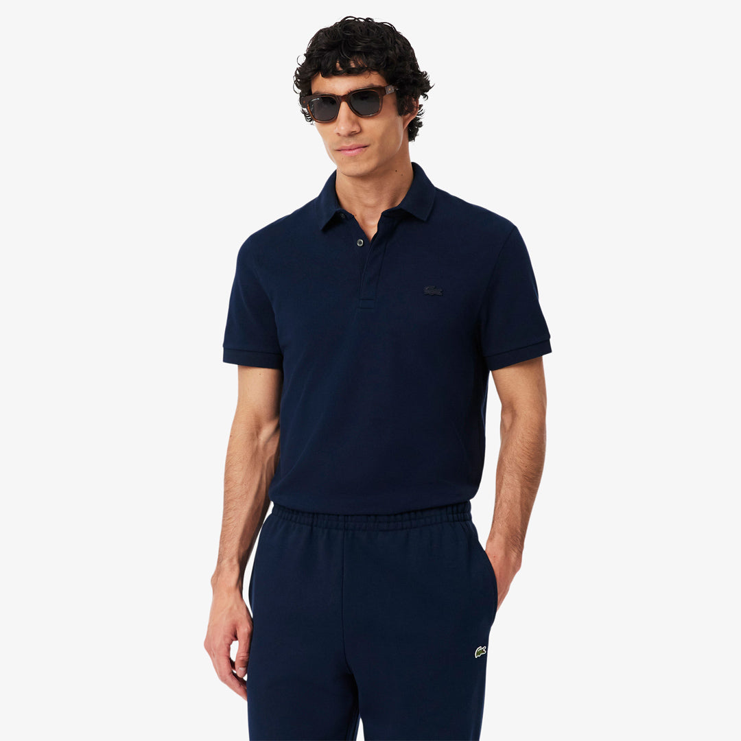 Lacoste Men's Paris Stretch Pique Polo - Navy