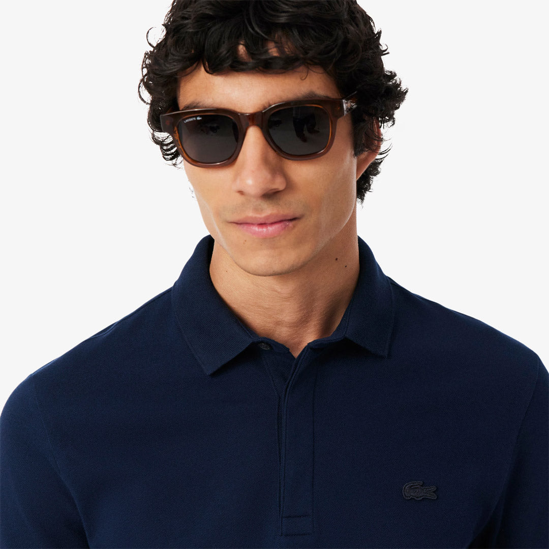 Lacoste Men's Paris Stretch Pique Polo - Navy