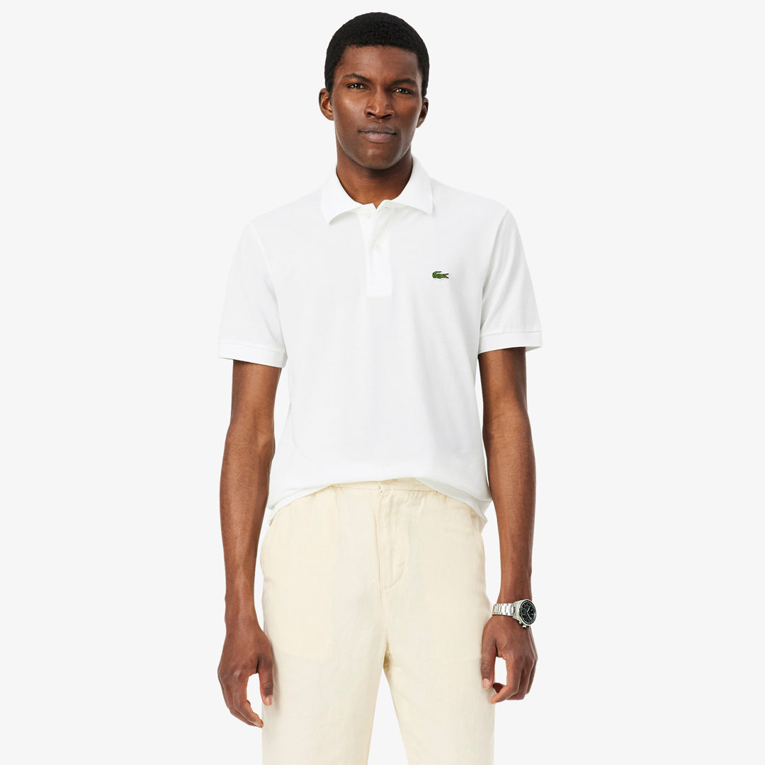 Lacoste Men's L.12.12 Pique Polo - White
