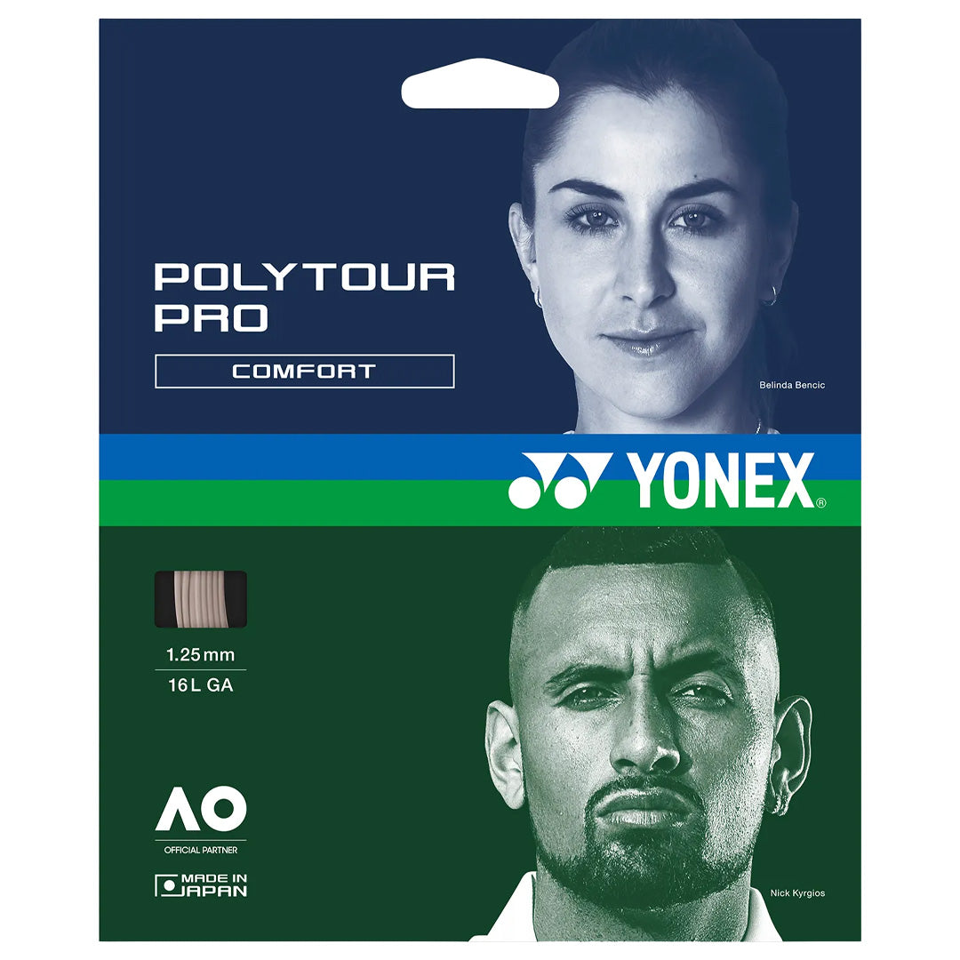 Yonex Poly Tour Pro - Warm Grey - String Set
