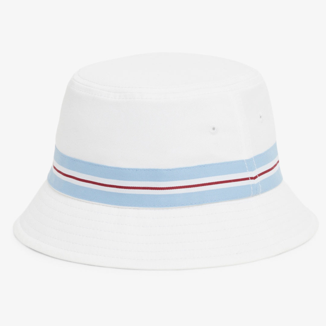 Lacoste Archive Cotton Twill Bucket Hat - White