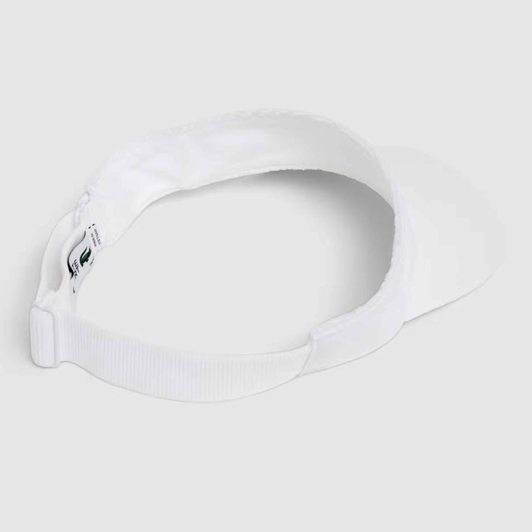 Lacoste Diamond Taffeta Sport Visor - White