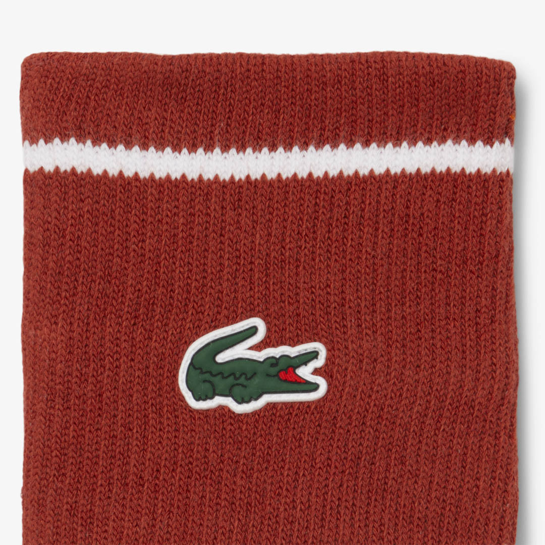 Lacoste Roland Garros Jersey Wristbands - Copper Red