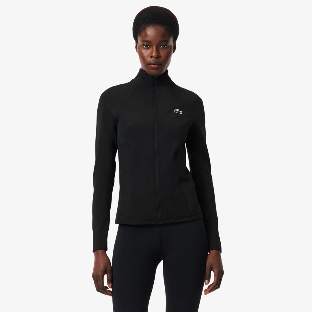 Lacoste Women's Sport Slim Midlayer Jacket - Black