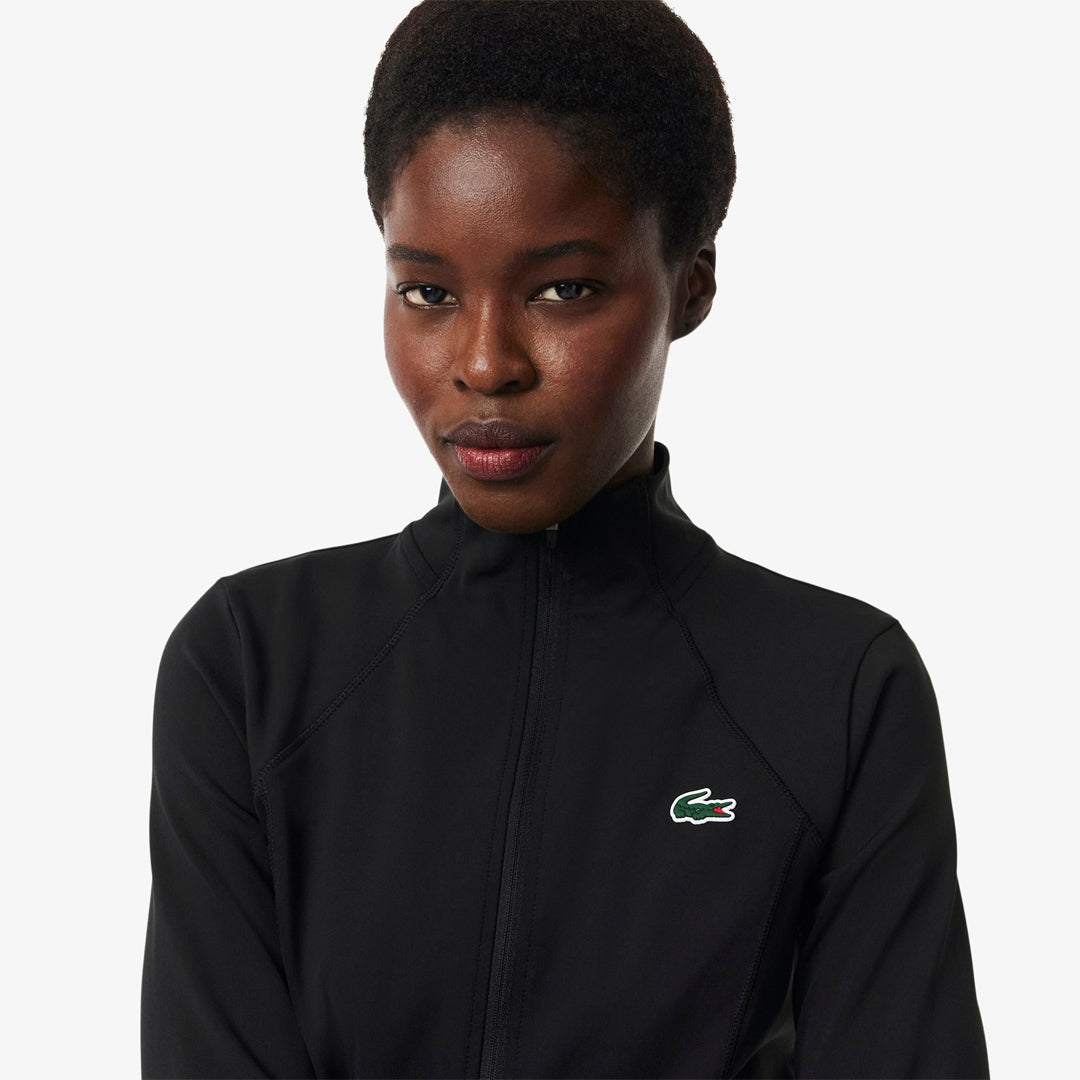 Lacoste Women's Sport Slim Midlayer Jacket - Black