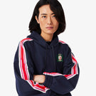 Lacoste Women's Oversized Hoodie - Navy Blue
