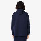 Lacoste Women's Oversized Hoodie - Navy Blue