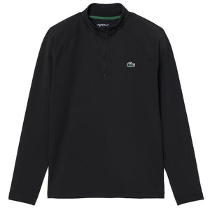 Lacoste Men's Ultra Dry Sport 1/4 Zip Long Sleeve - Black