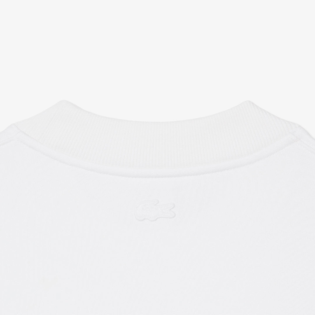 Lacoste Men's Embroidered Fleece Sweater - White