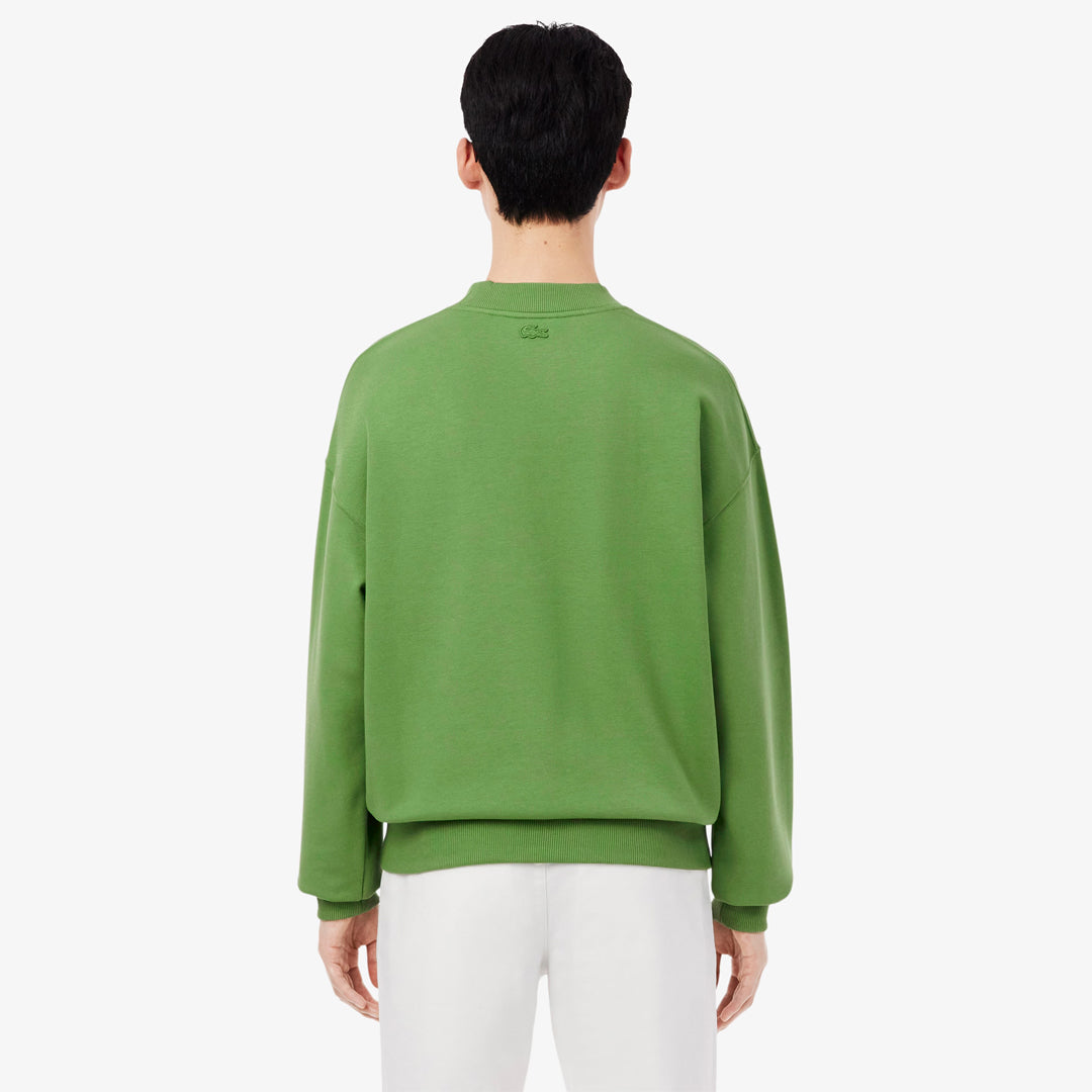 Lacoste Men's Embroidered Fleece Sweater - Green