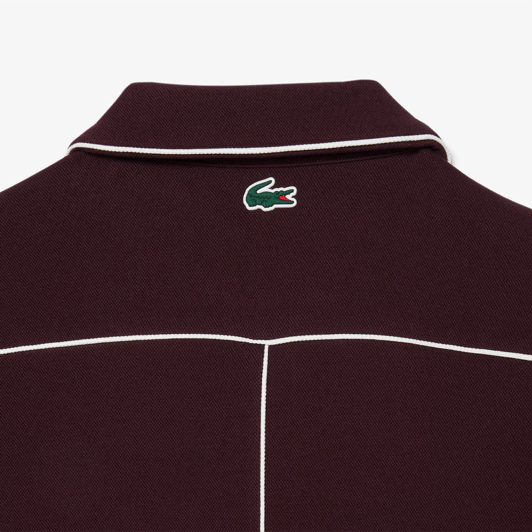 Lacoste Men's Heritage Badge Accent Sweatshirt - Oxalis/Flour