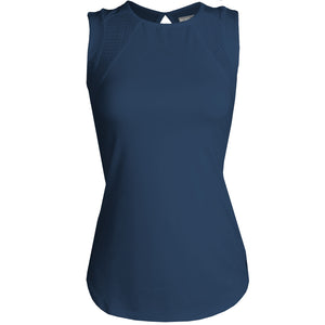 Lija Women's Power Tank - Navy Blue