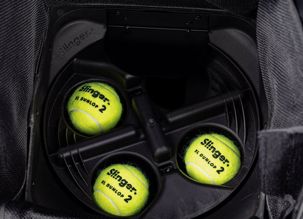 Slinger Bag Ball Launcher - Tennis Tournament Pack