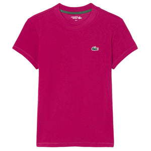 Lacoste Women's Ultra Dry Stretch Sport Tee - Rubine Red